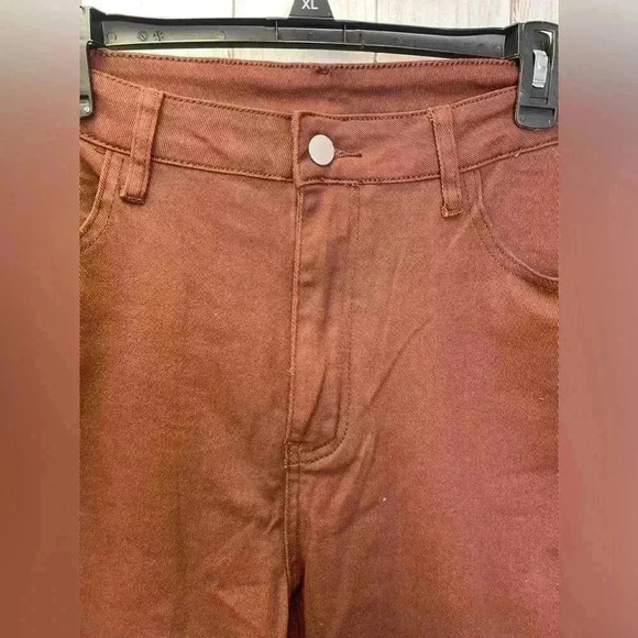 SHEIN Crimson/Burgundy Skinny Jeans size 1XL/14 - Picture 2 of 8